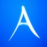 Autoreas Bridge icon: an A monogram crossed by a bridge span