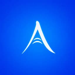 Autoreas Mobile icon: an A monogram formed by signal arcs
