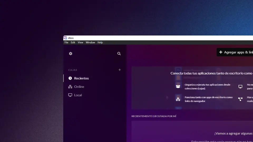 Dbox landing page